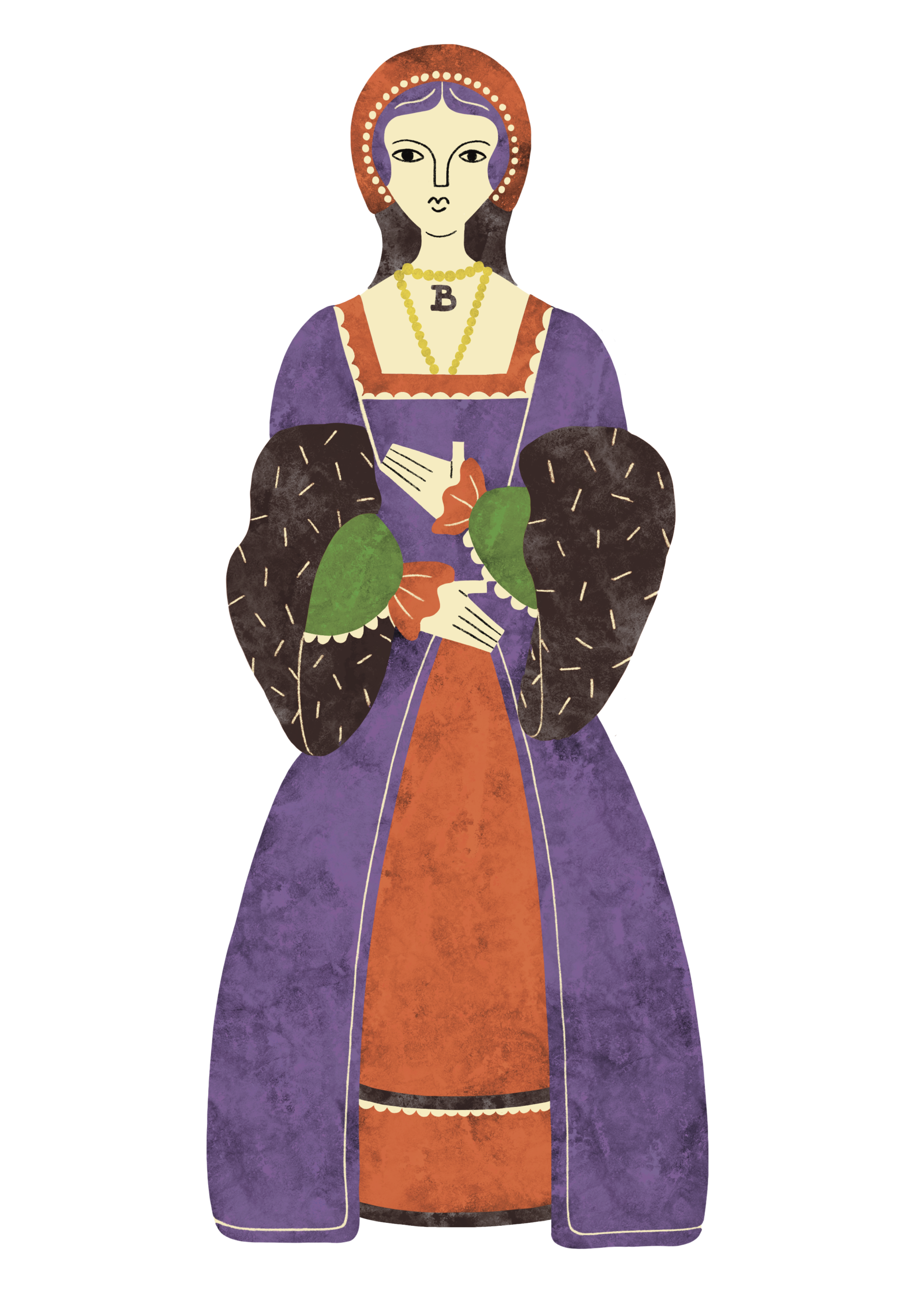 Anne Boleyn drawing for Norwich History Festival